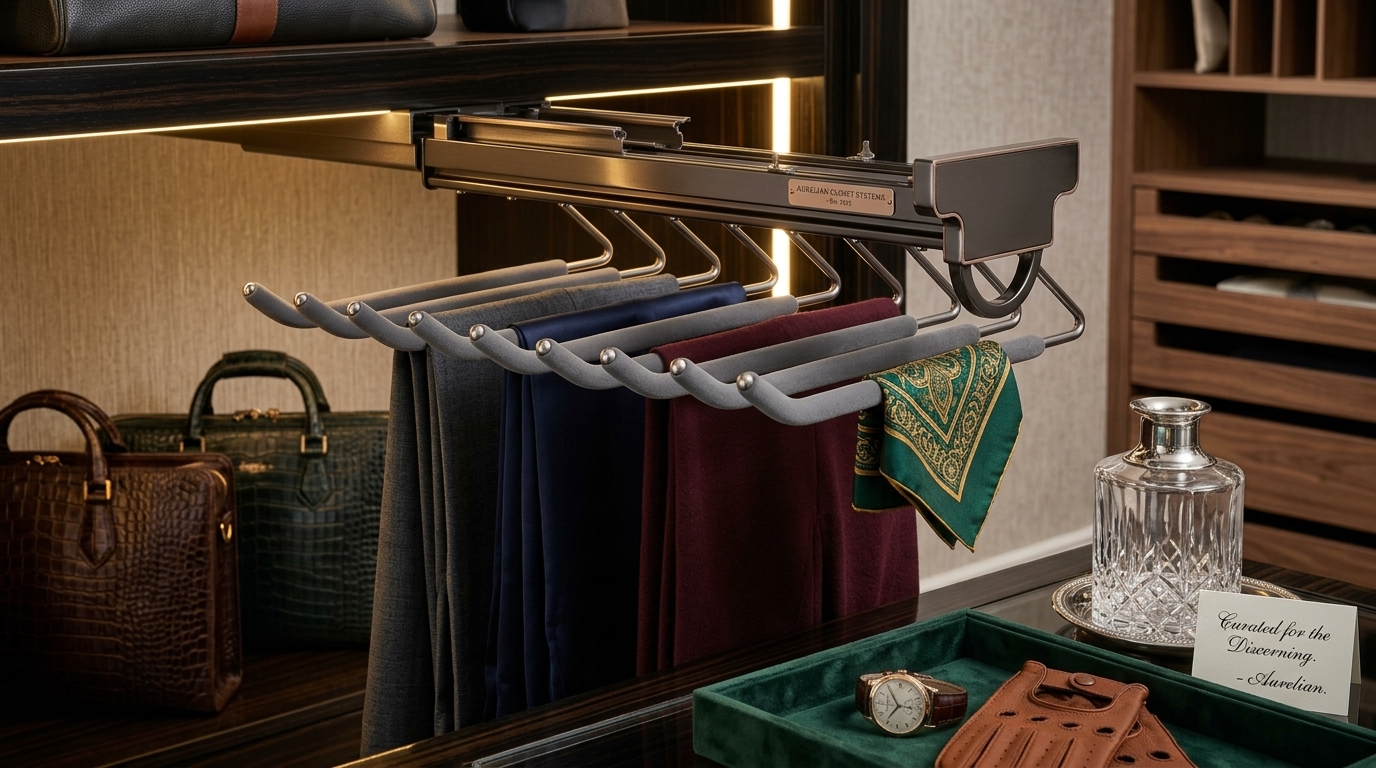 Top Mount - Single Line Trouser Rack 